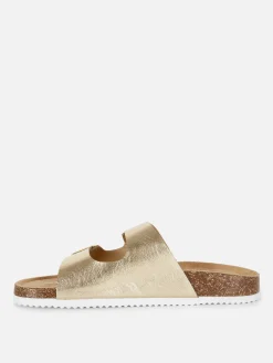 Double Strap Footbed Sandals|Primark Clearance