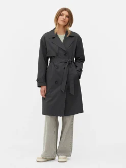Double-Breasted Belted Trench|Primark Sale
