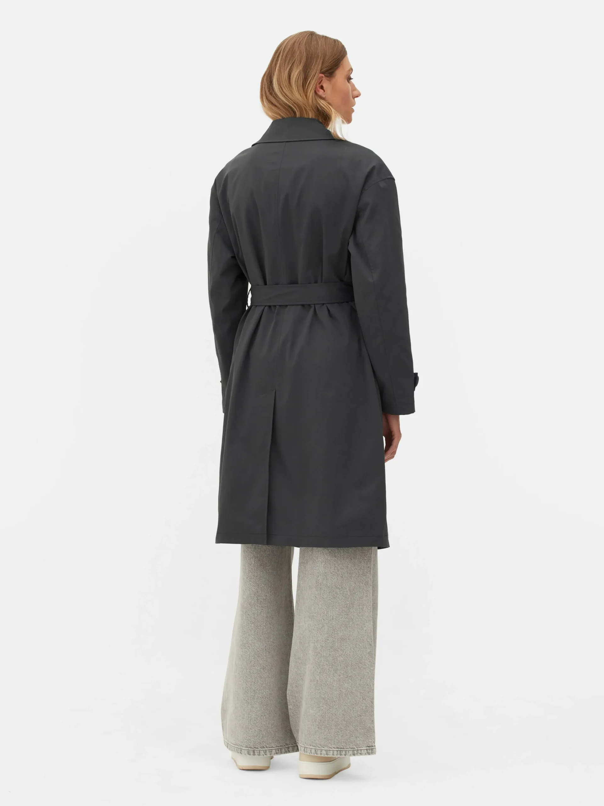 Double-Breasted Belted Trench|Primark Sale
