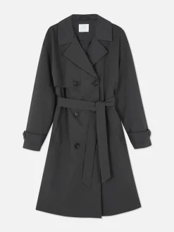 Double-Breasted Belted Trench|Primark Sale