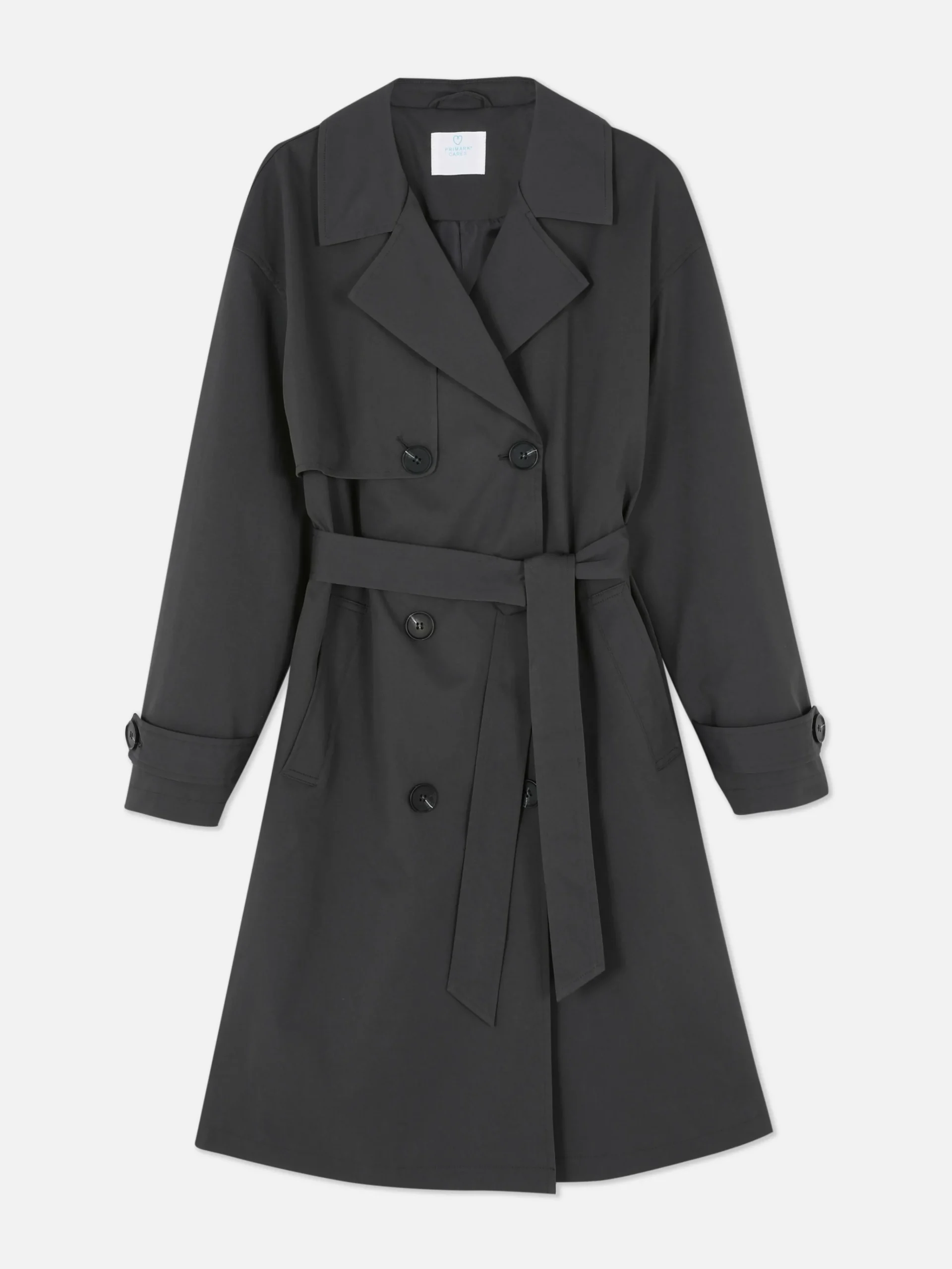 Double-Breasted Belted Trench|Primark Sale