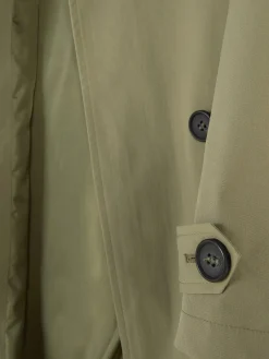 Double-Breasted Belted Trench|Primark New