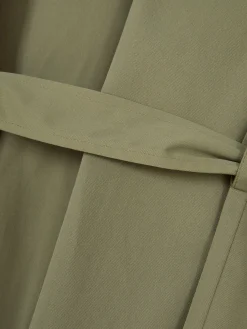 Double-Breasted Belted Trench|Primark New