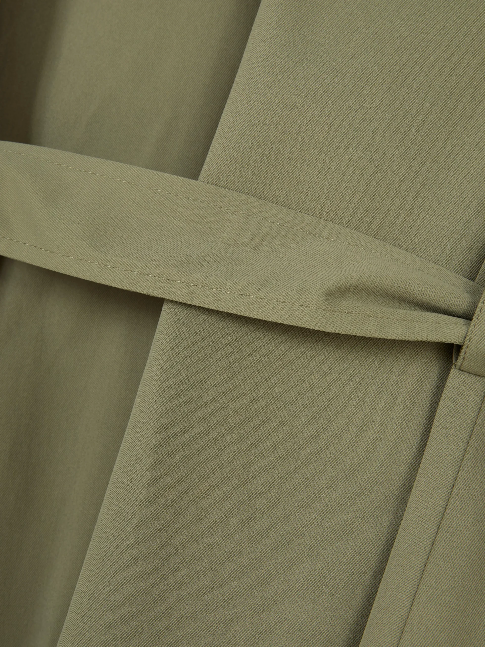 Double-Breasted Belted Trench|Primark New