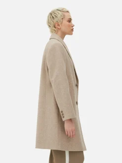 Double-Breasted Twill Coat|Primark Sale