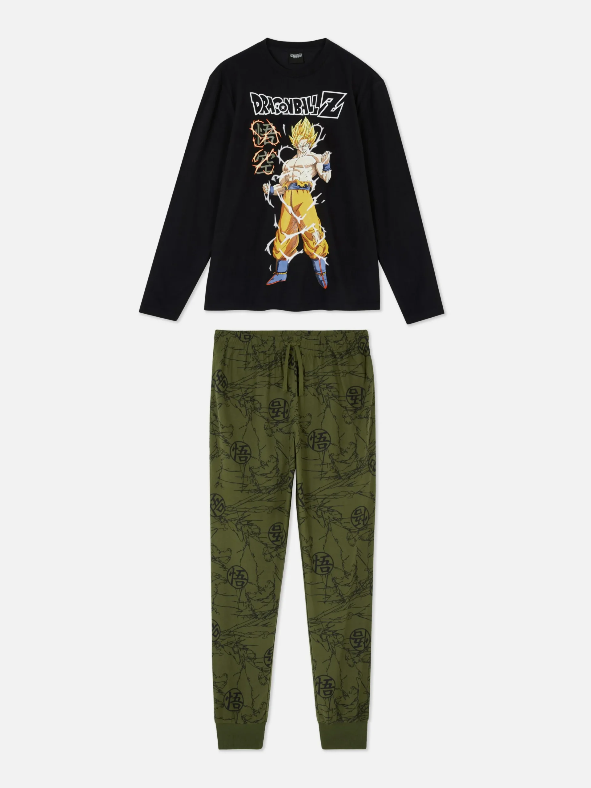 Dragon Ball Z Super Saiyan Goku Pajama Set|Primark Sale