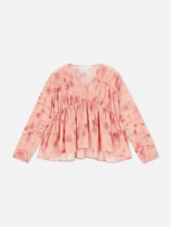 Draped Voile Smock Blouse|Primark Sale