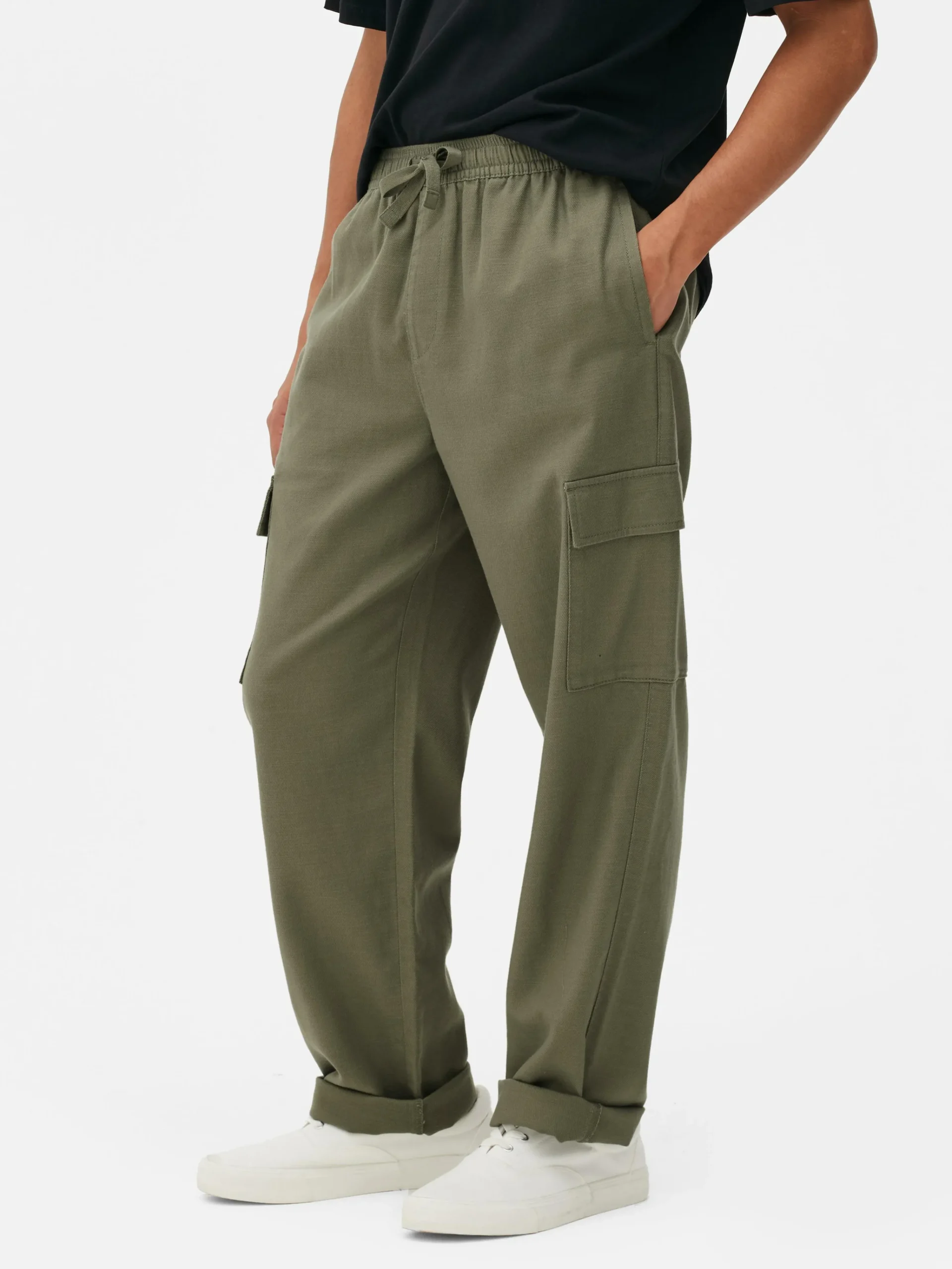 Drawstring Cargo Pants|Primark