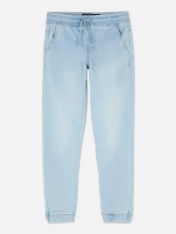 Drawstring Denim Joggers|Primark New