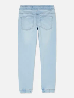 Drawstring Denim Joggers|Primark New