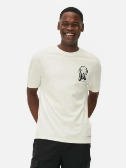 Edvard Munch Printed T-Shirt|Primark Discount