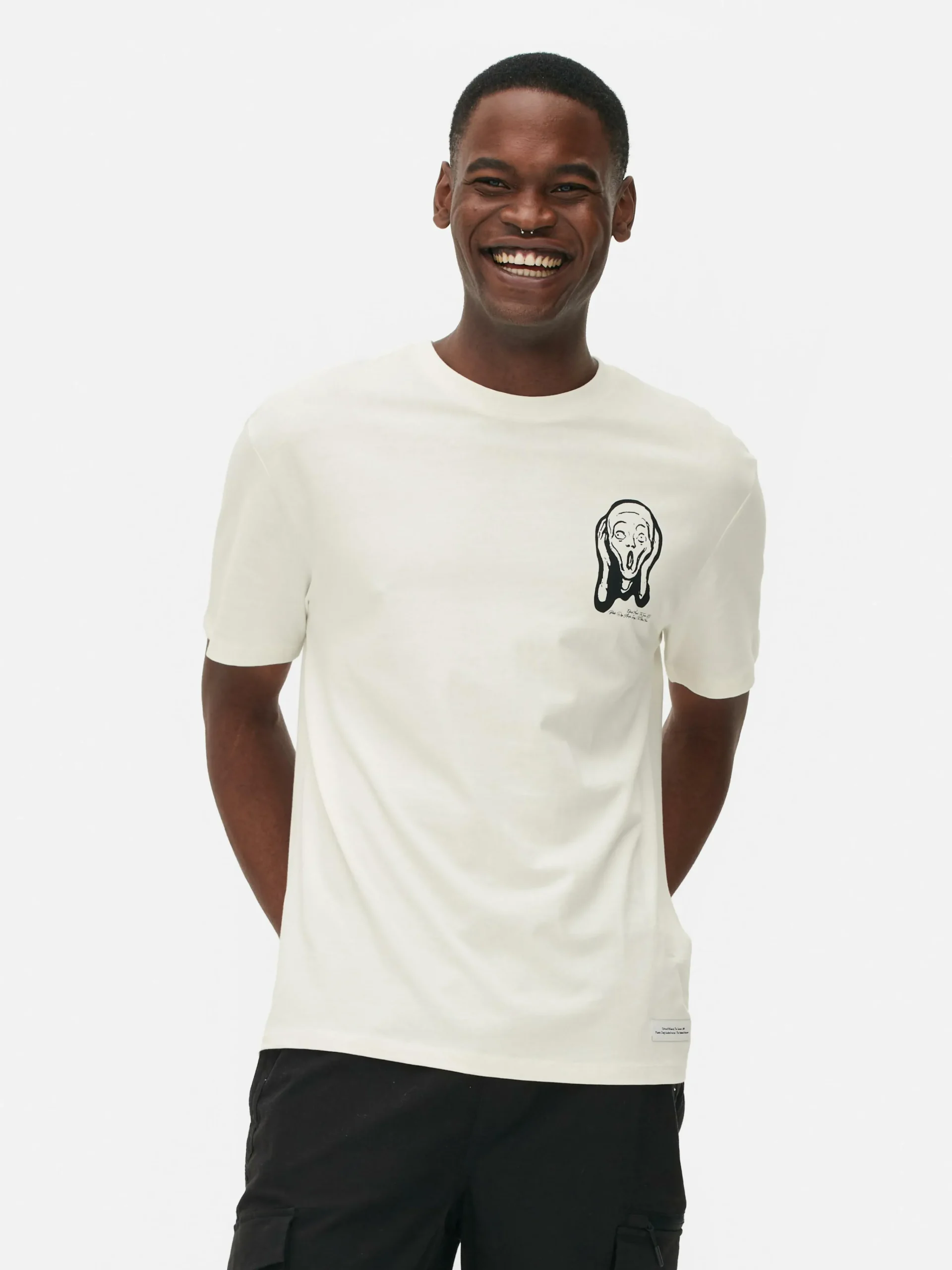 Edvard Munch Printed T-Shirt|Primark Discount