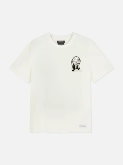 Edvard Munch Printed T-Shirt|Primark Discount