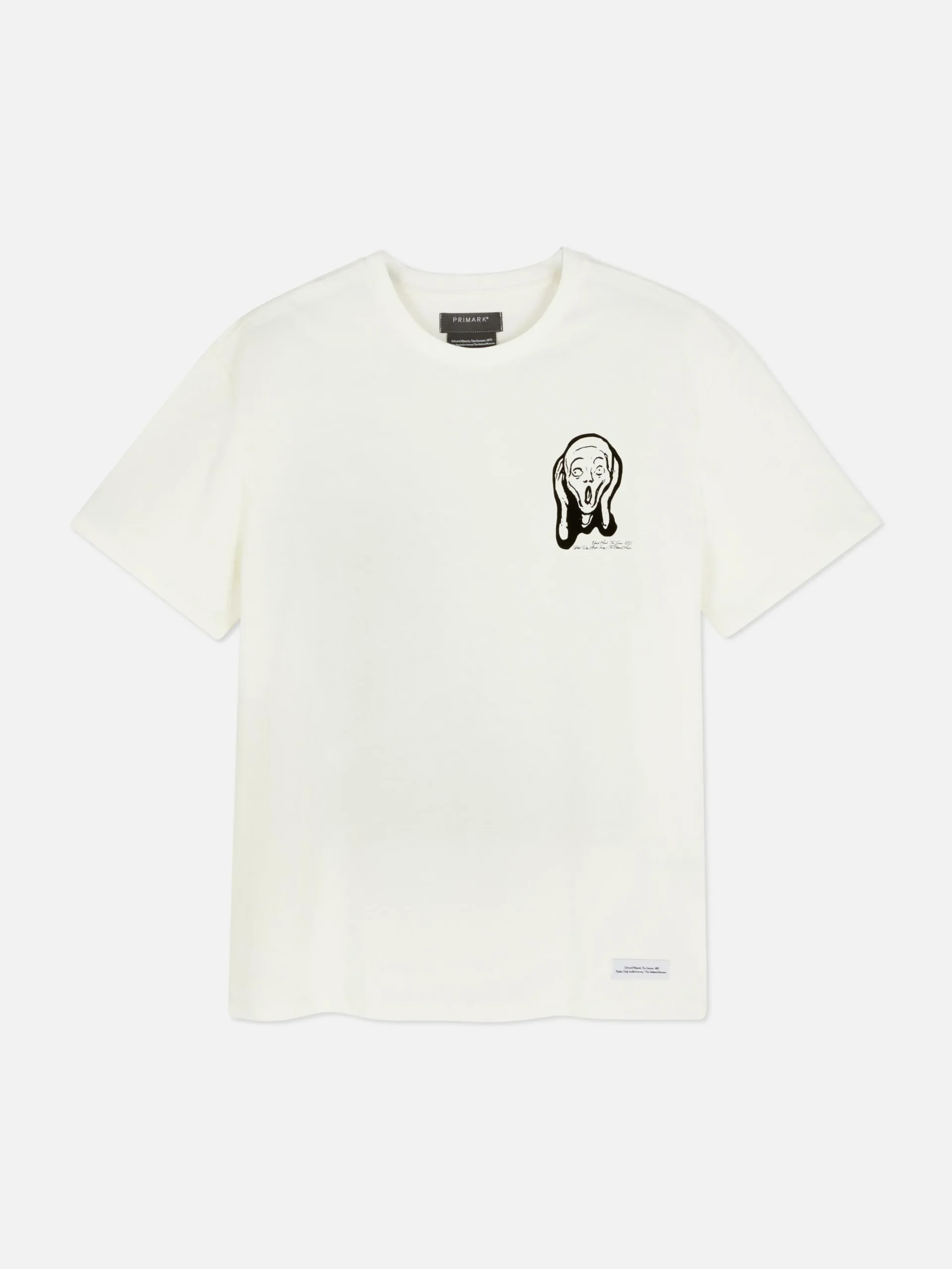 Edvard Munch Printed T-Shirt|Primark Discount
