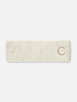 Embroidered Initial Knit Headband|Primark Discount