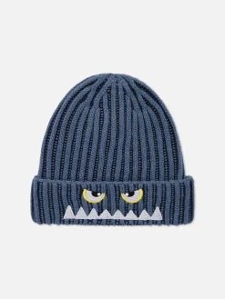 Embroidered Knit Beanie|Primark