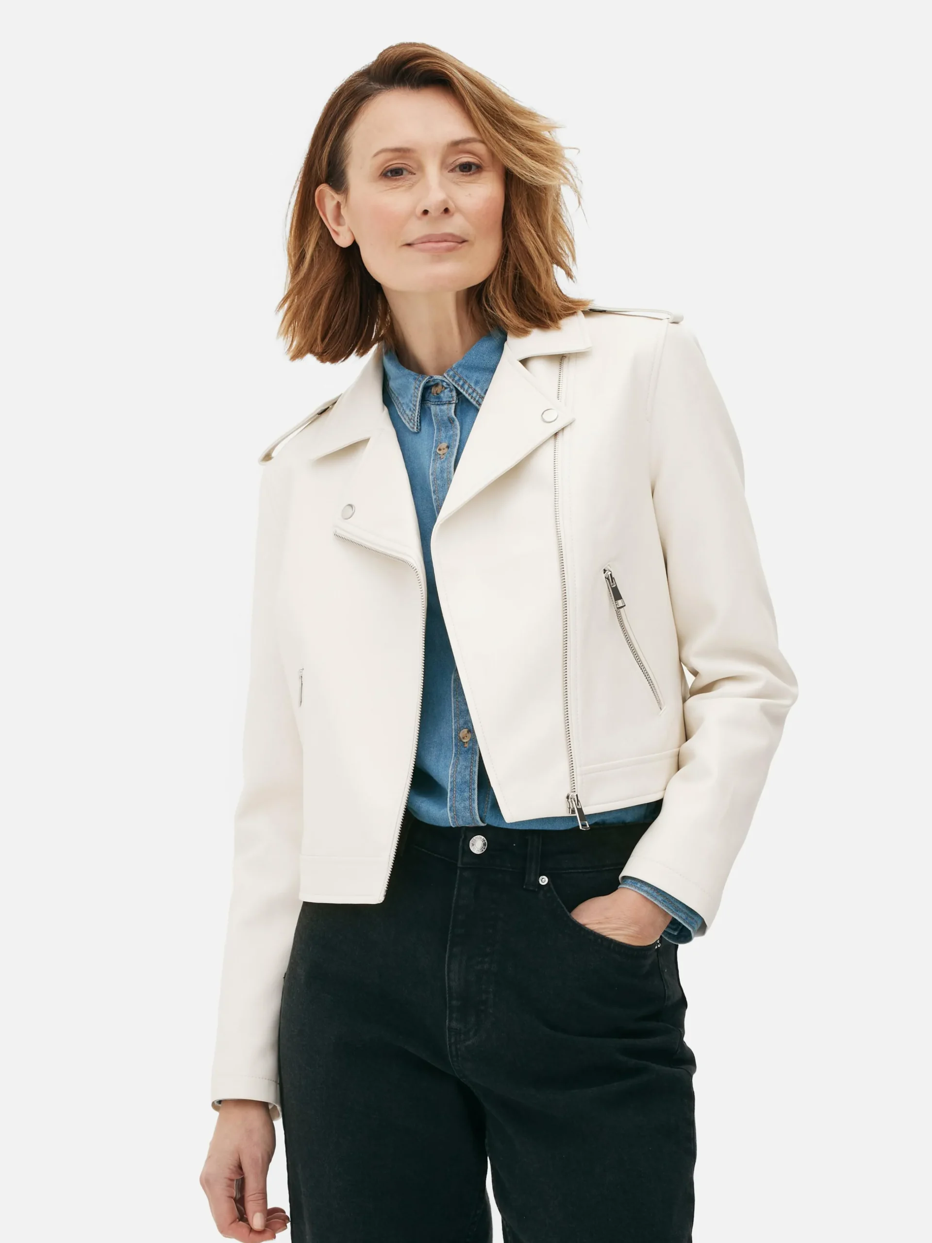 Essential Faux Leather Biker Jacket|Primark Online