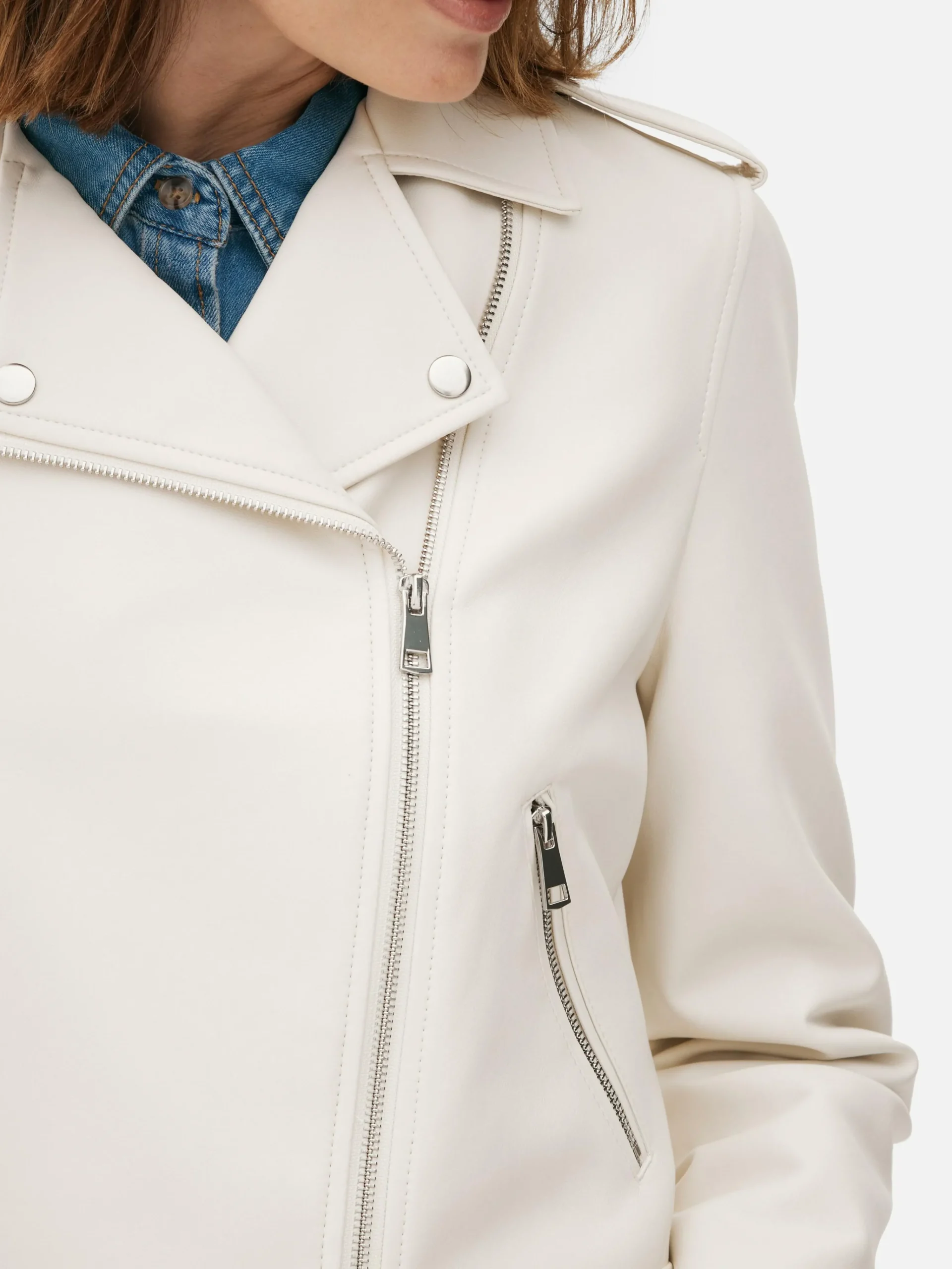 Essential Faux Leather Biker Jacket|Primark Online