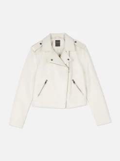 Essential Faux Leather Biker Jacket|Primark Online