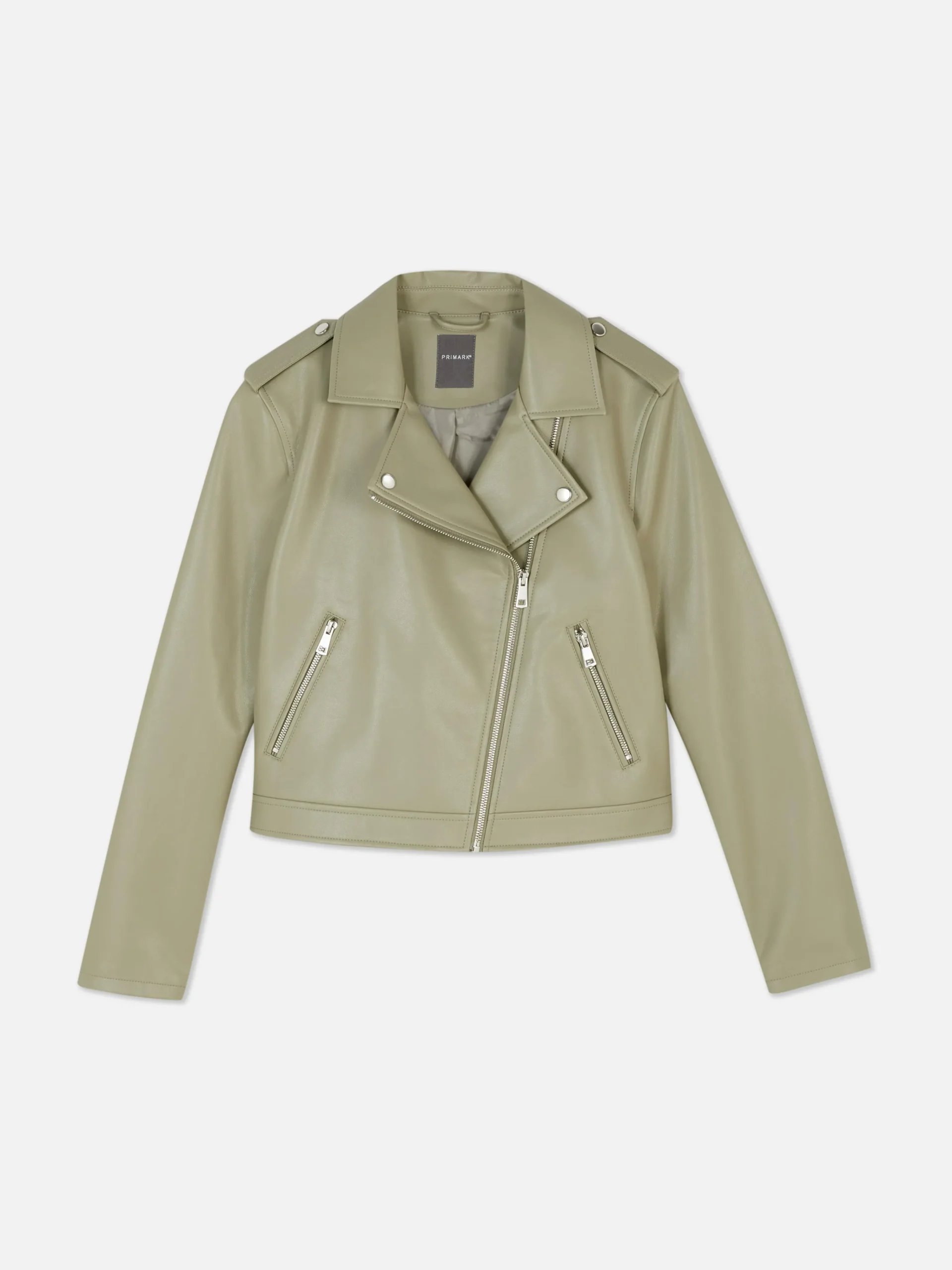 Essential Faux Leather Biker Jacket|Primark