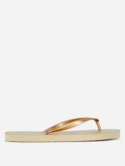Essential Flat Flip Flops|Primark New
