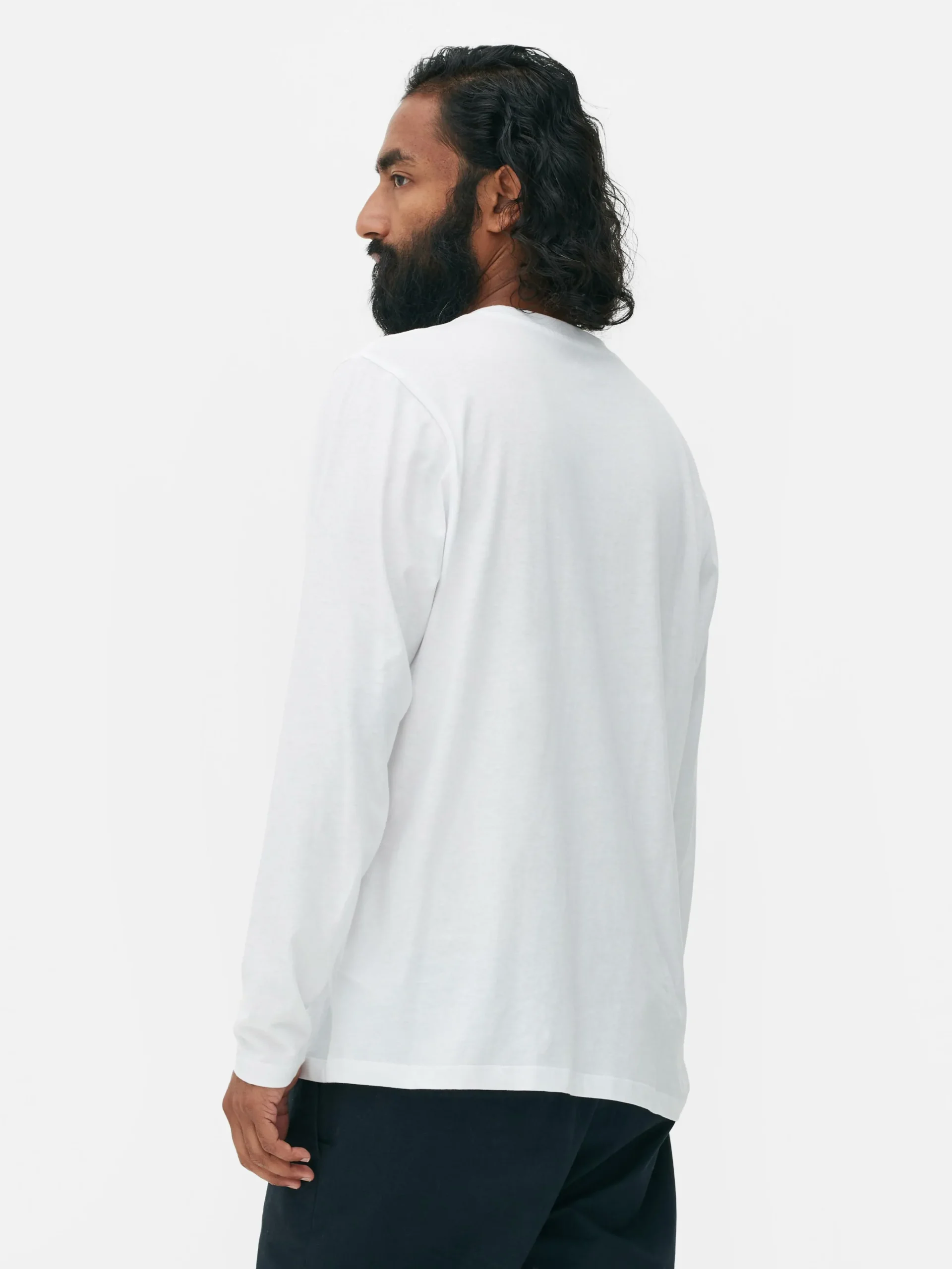 Essential Long Sleeve T-Shirt|Primark Hot
