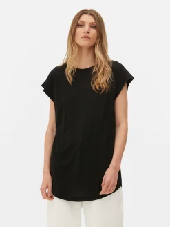 Essential Longline T-Shirt|Primark New