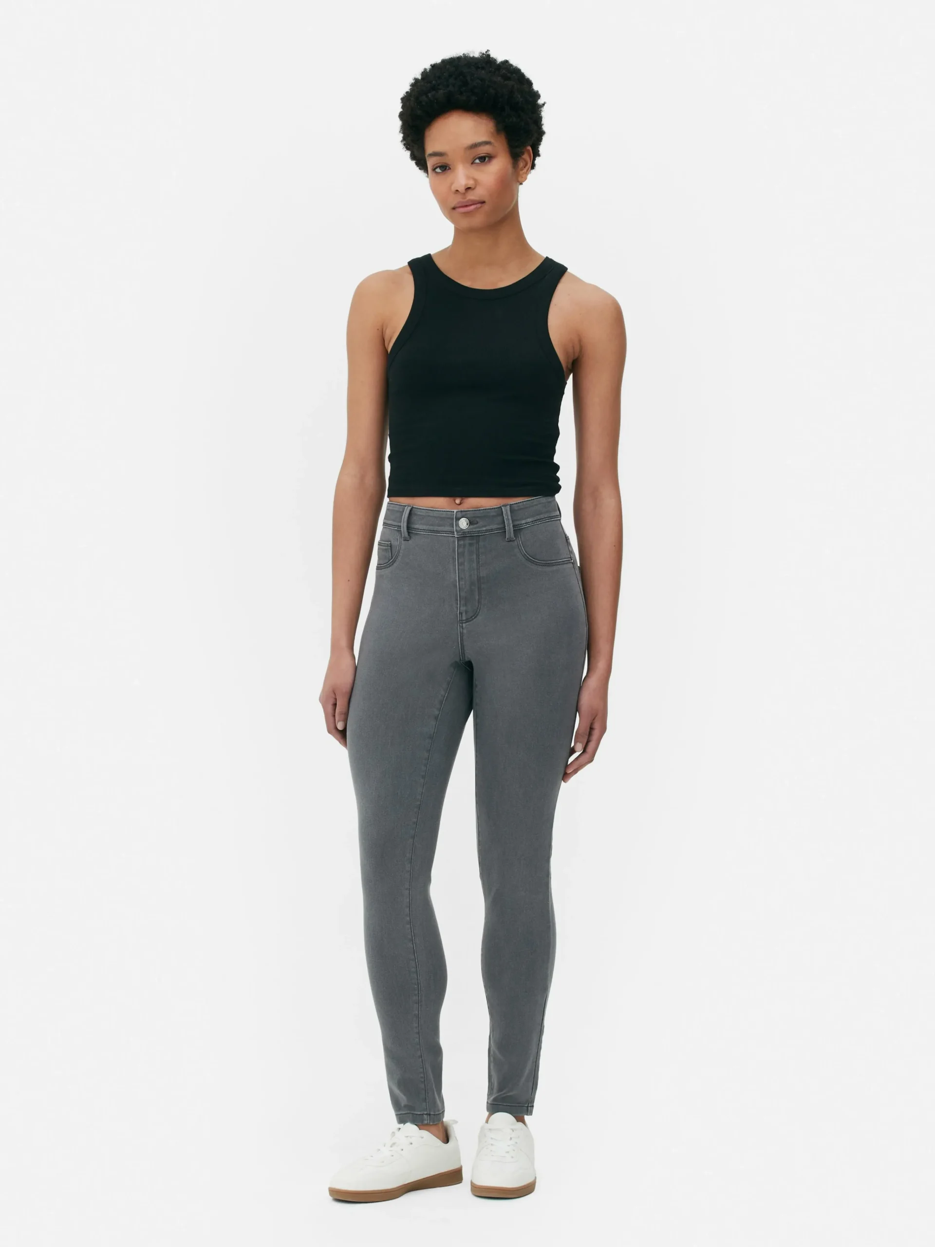 Essential Mid-Rise Skinny Jeans|Primark Clearance