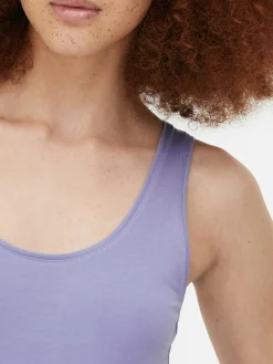 Essential Scoop Neck Stretch Tank|Primark