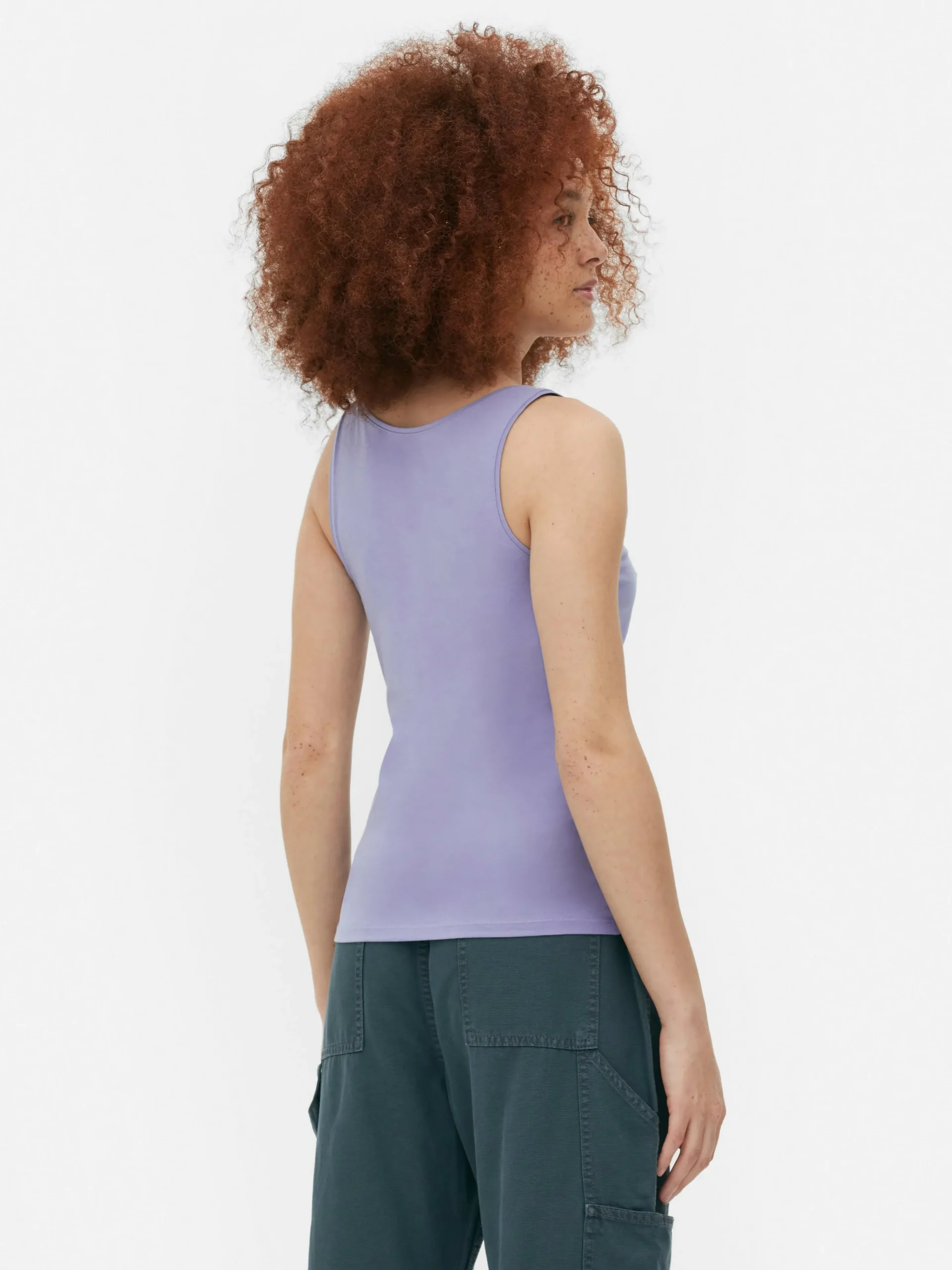 Essential Scoop Neck Stretch Tank|Primark