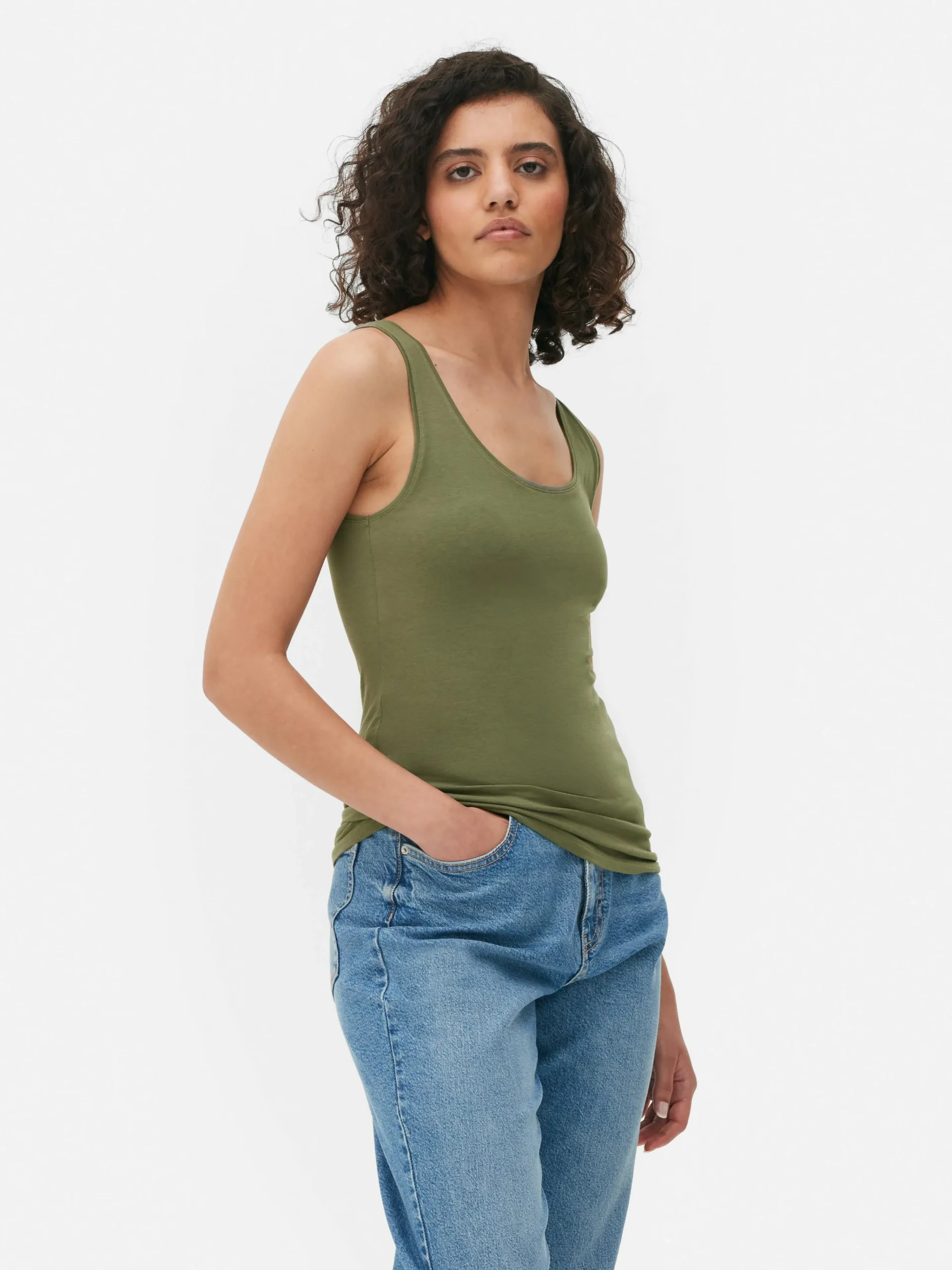 Essential Stretch Tank|Primark Clearance