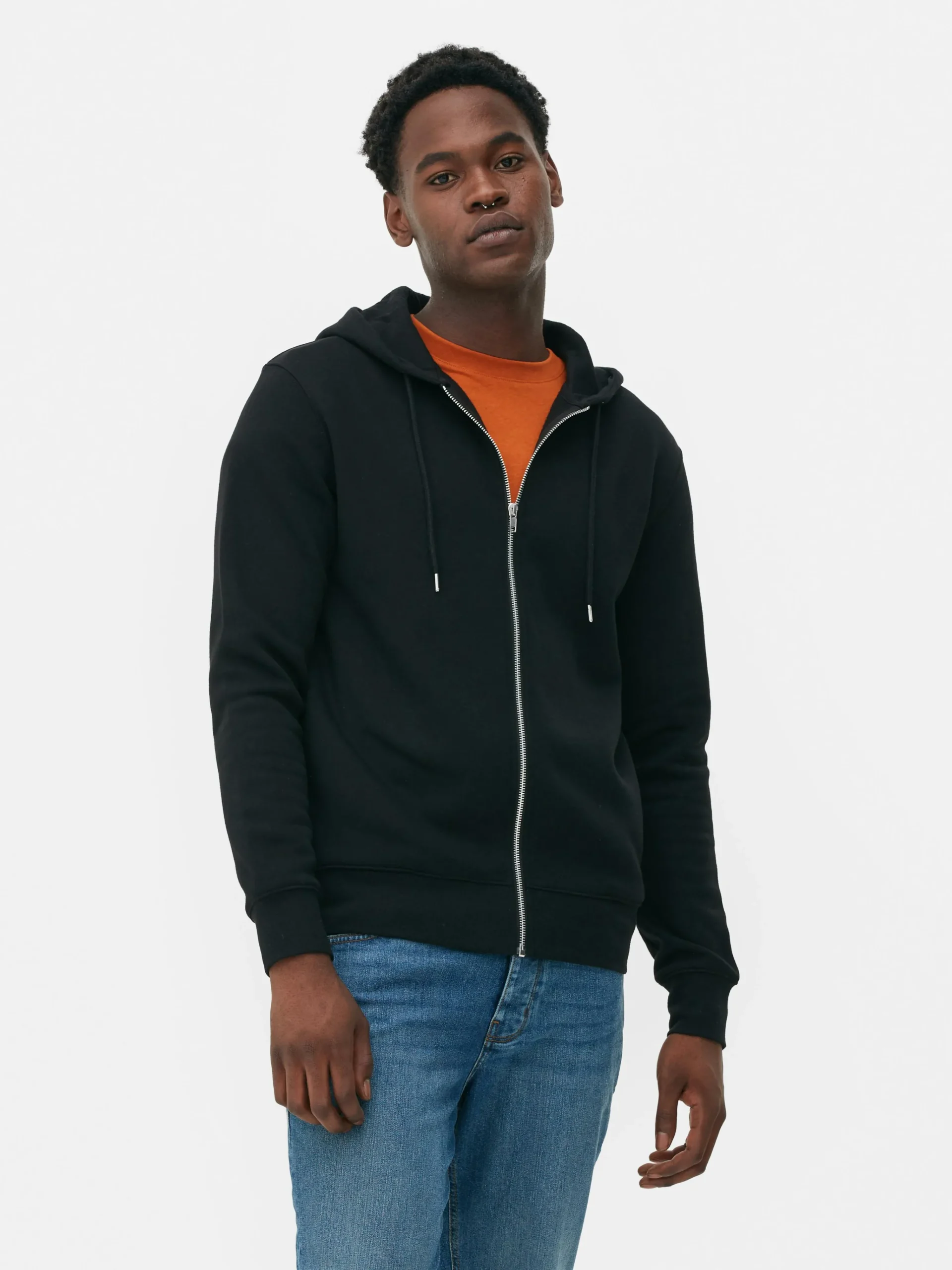 Essential Zip Hoodie|Primark