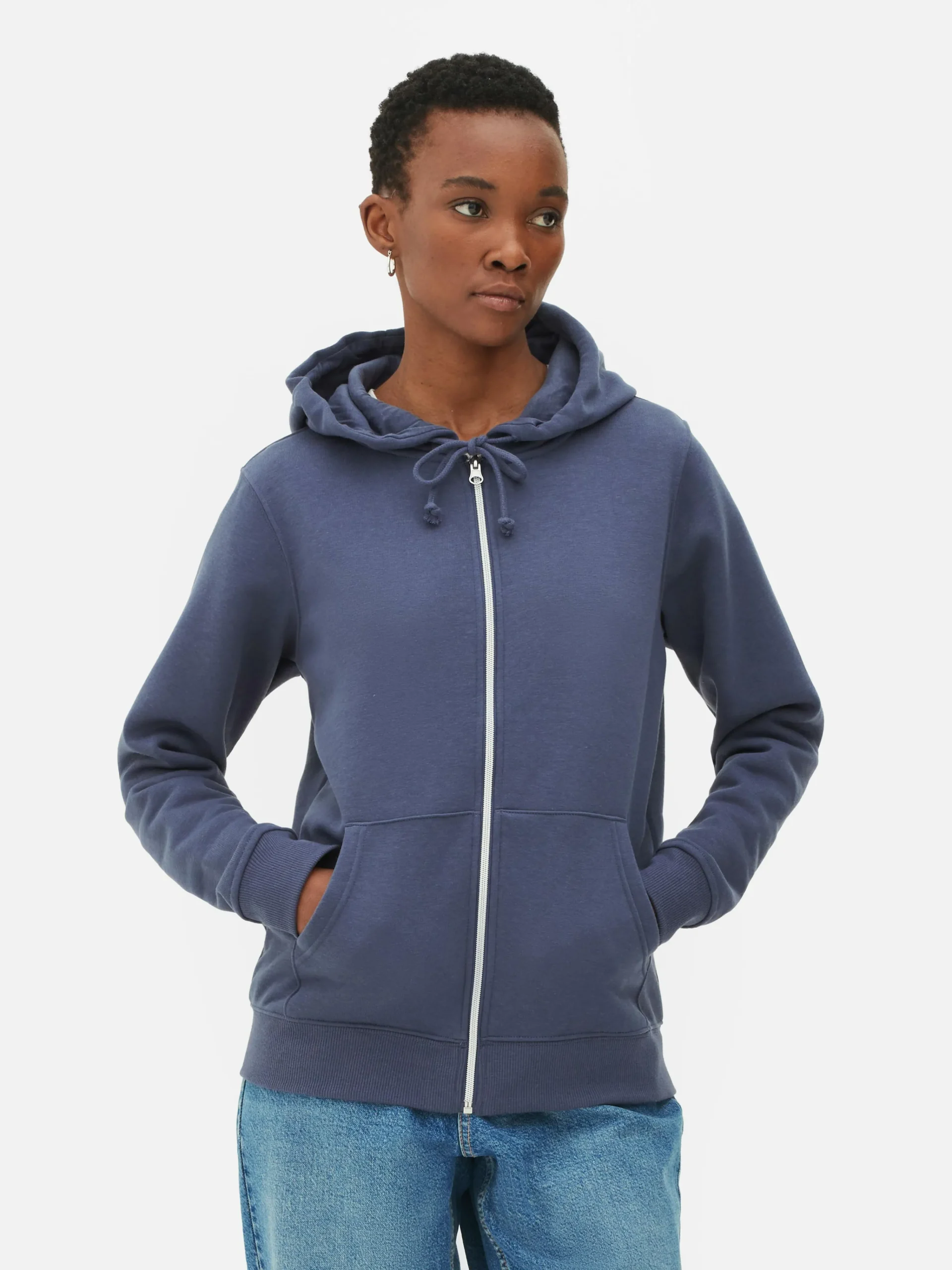 Essential Zip-Up Hoodie|Primark