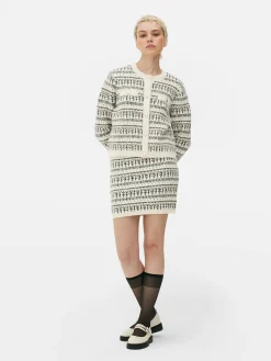 Fair Isle Knit Mini Skirt|Primark Clearance