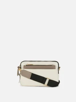 Faux Croc Double Zip Camera Bag|Primark Hot