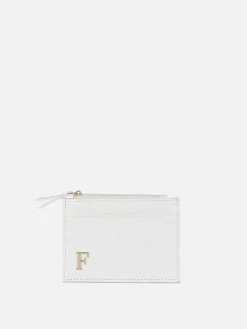 Faux Croc Initial Card Holder|Primark New