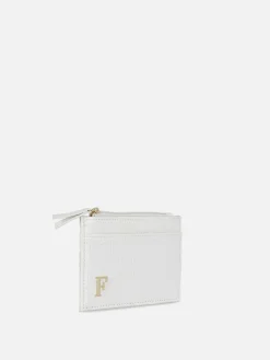 Faux Croc Initial Card Holder|Primark New