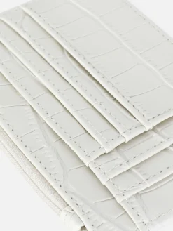 Faux Croc Initial Card Holder|Primark New