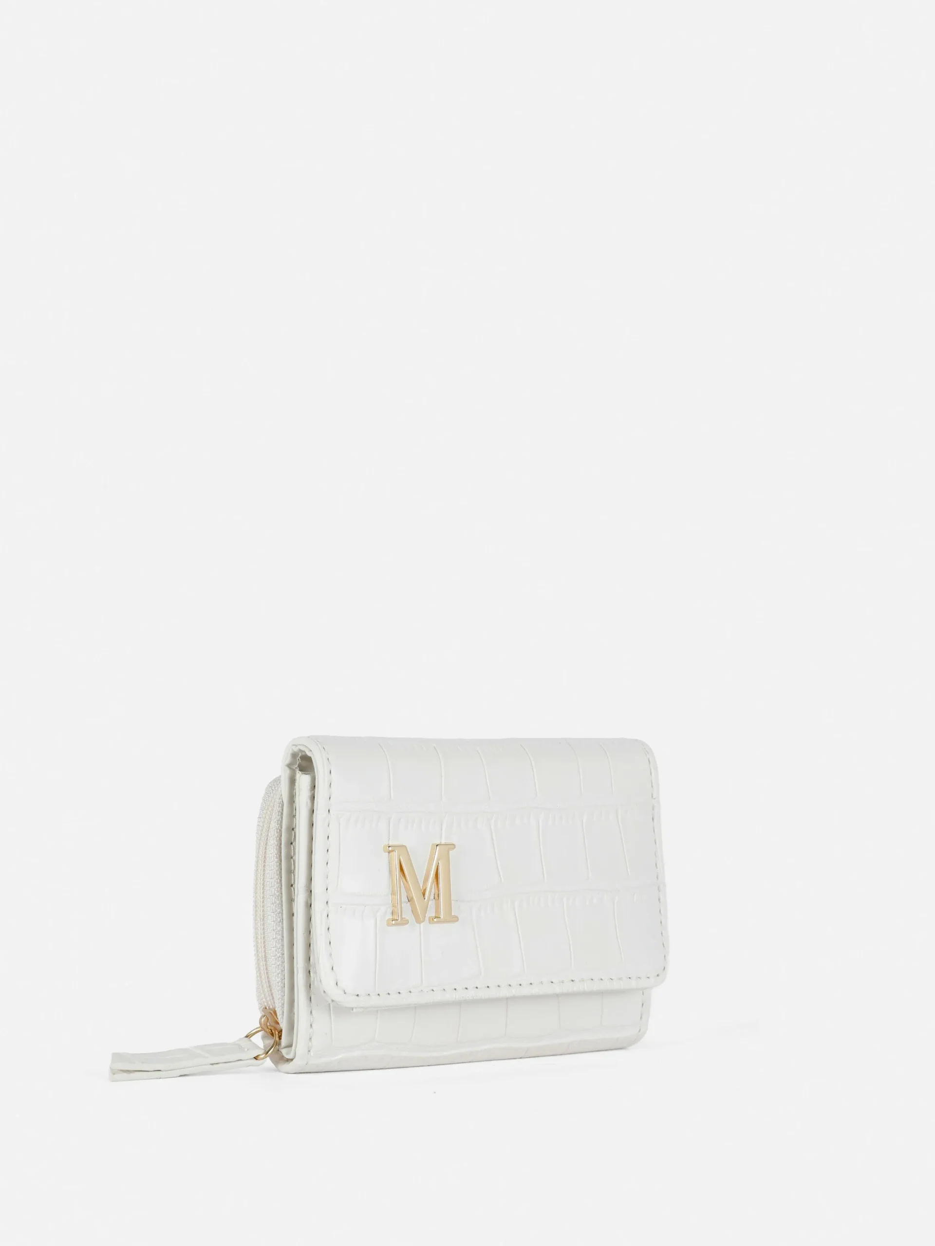 Faux Croc Initial Purse|Primark Hot