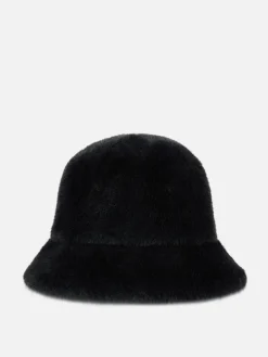 Faux Fur Bucket Hat|Primark Clearance