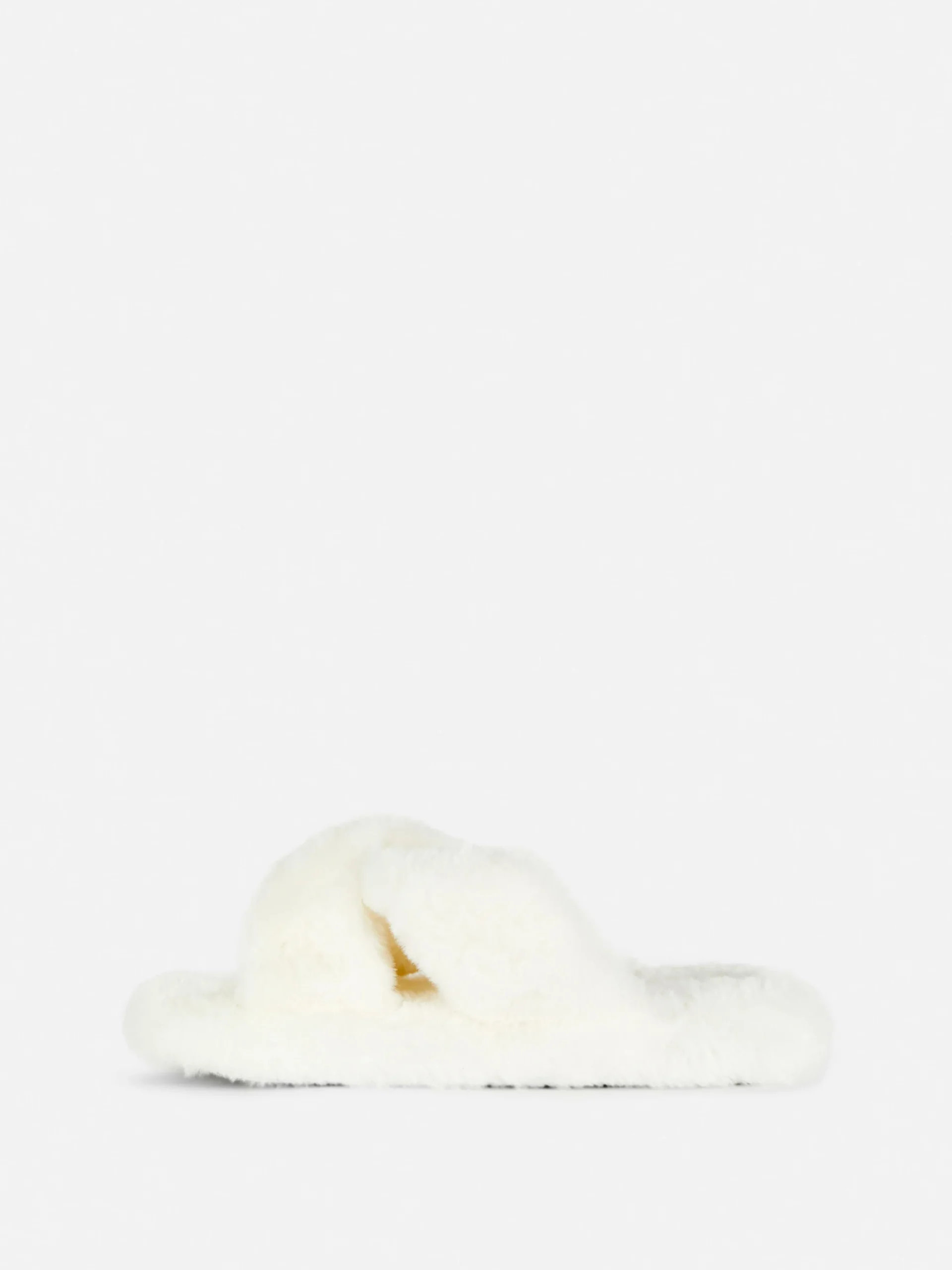 Faux Fur Cross Strap Slippers|Primark Best