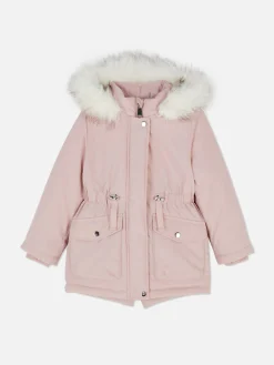 Faux Fur Hood Parka|Primark Outlet