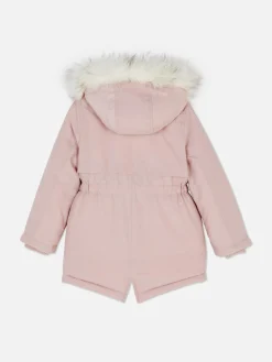Faux Fur Hood Parka|Primark Outlet