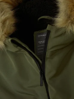 Faux Fur Hood Parka|Primark Online