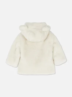 Faux Fur Hooded Jacket|Primark Outlet