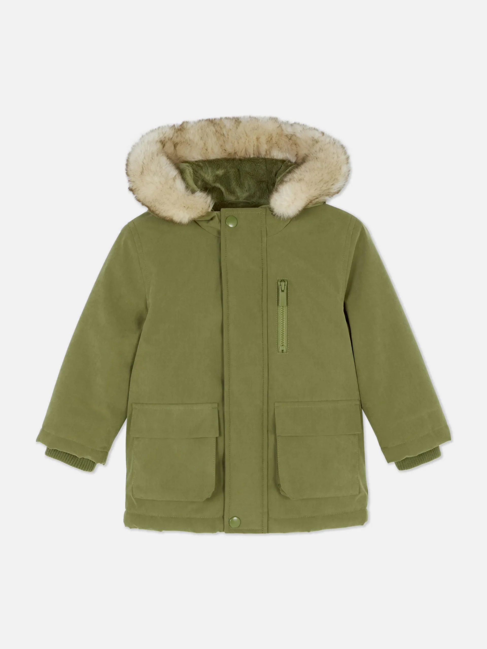 Faux Fur Hooded Parka|Primark Best