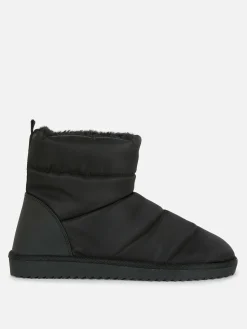 Faux Fur Lined Ankle Boots|Primark