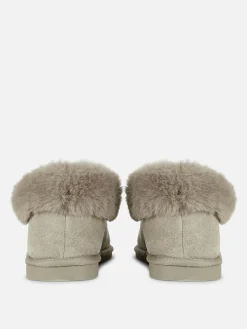 Faux Fur Lined Moccasin Slippers|Primark Sale