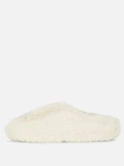 Faux Fur Mule Slippers|Primark Sale