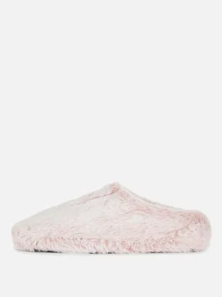 Faux Fur Mule Slippers|Primark Sale
